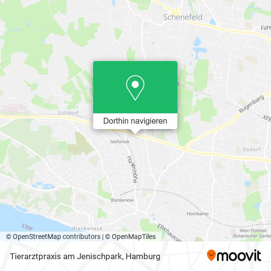 Tierarztpraxis am Jenischpark Karte