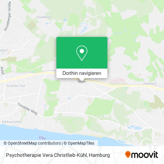 Psychotherapie Vera Christlieb-Kühl Karte