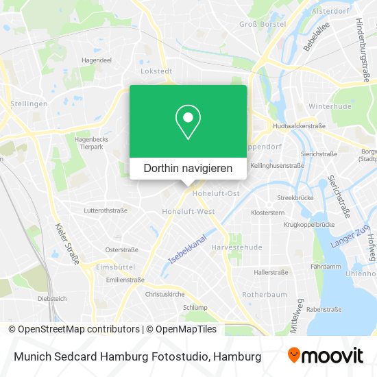 Munich Sedcard Hamburg Fotostudio Karte