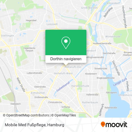 Mobile Med Fußpflege Karte