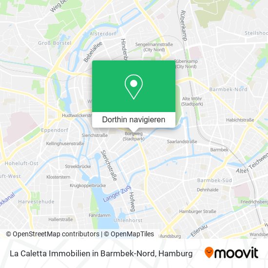 La Caletta Immobilien in Barmbek-Nord Karte