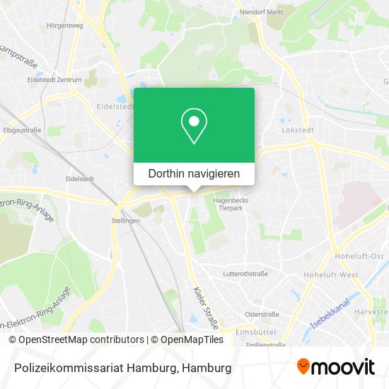 Polizeikommissariat Hamburg Karte