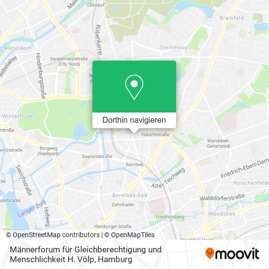 Männerforum für Gleichberechtigung und Menschlichkeit H. Völp Karte