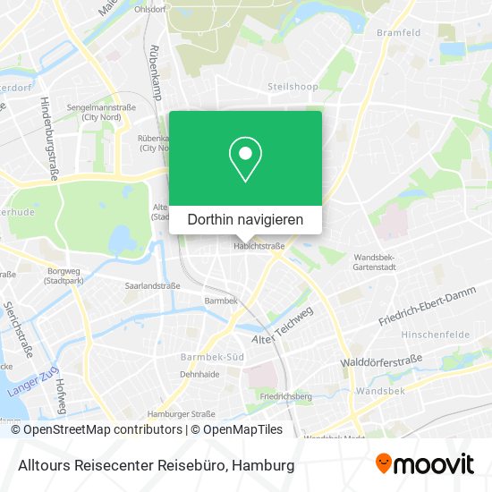 Alltours Reisecenter Reisebüro Karte