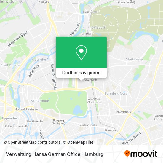 Verwaltung Hansa German Office Karte