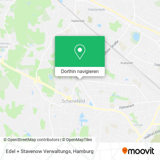 Edel + Stavenow Verwaltungs Karte