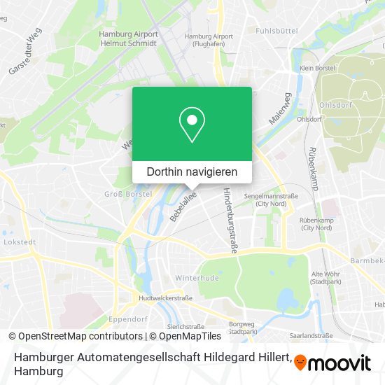 Hamburger Automatengesellschaft Hildegard Hillert Karte