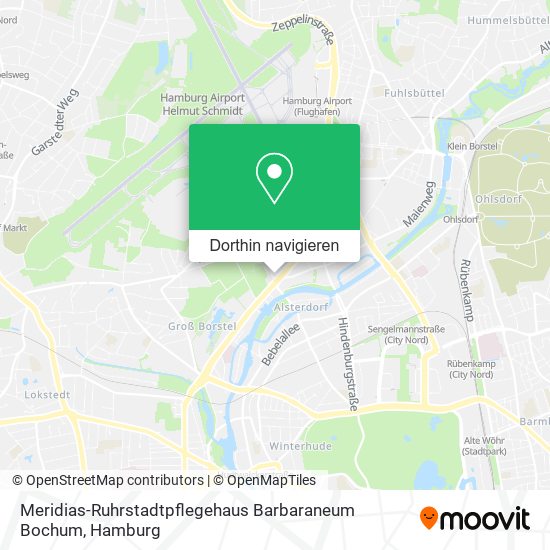 Meridias-Ruhrstadtpflegehaus Barbaraneum Bochum Karte