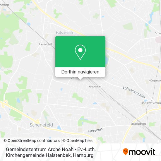 Gemeindezentrum Arche Noah - Ev.-Luth. Kirchengemeinde Halstenbek Karte