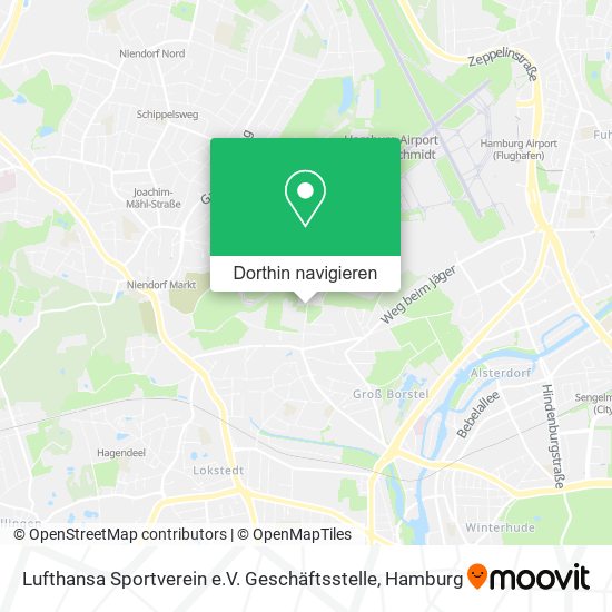 Lufthansa Sportverein e.V. Geschäftsstelle Karte