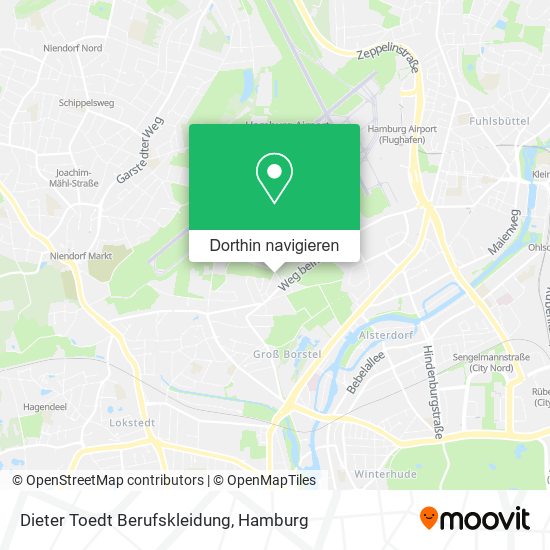 Dieter Toedt Berufskleidung Karte