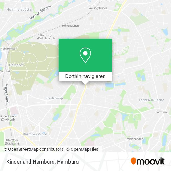 Kinderland Hamburg Karte