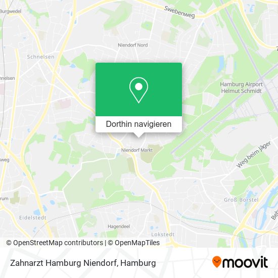 Zahnarzt Hamburg Niendorf Karte
