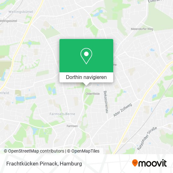 Frachtkücken Pirnack Karte