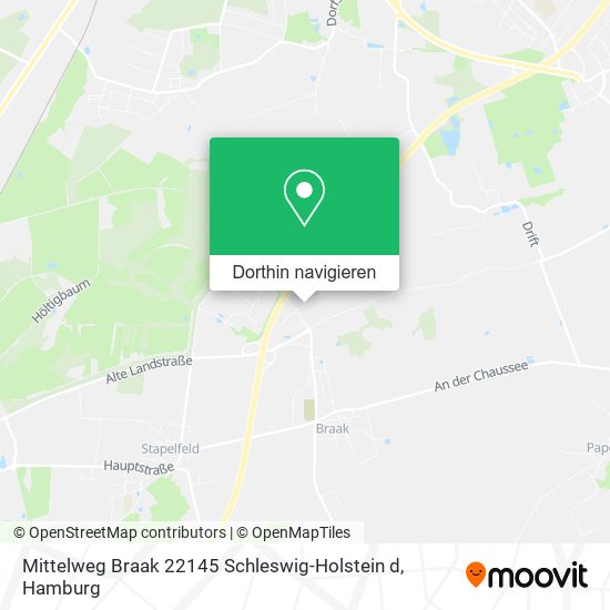 Mittelweg Braak 22145 Schleswig-Holstein d Karte