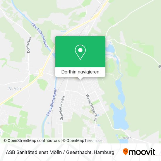 ASB Sanitätsdienst Mölln / Geesthacht Karte