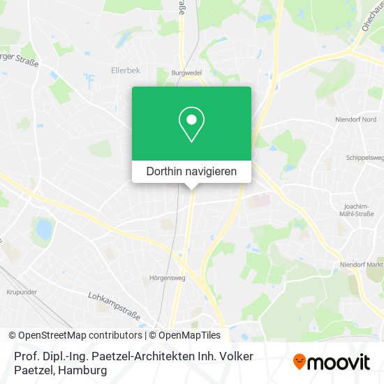 Prof. Dipl.-Ing. Paetzel-Architekten Inh. Volker Paetzel Karte