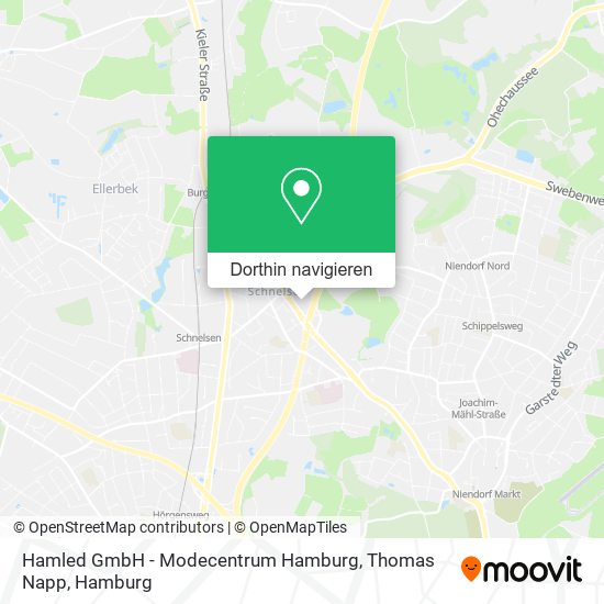 Hamled GmbH - Modecentrum Hamburg, Thomas Napp Karte