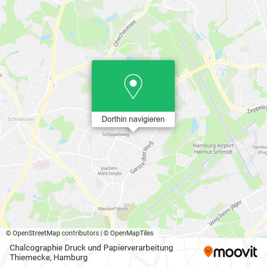 Chalcographie Druck und Papierverarbeitung Thiemecke Karte