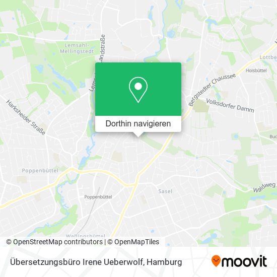 Übersetzungsbüro Irene Ueberwolf Karte