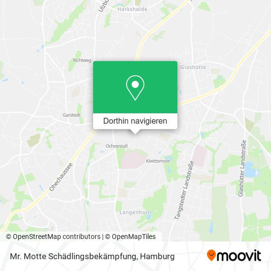 Mr. Motte Schädlingsbekämpfung Karte