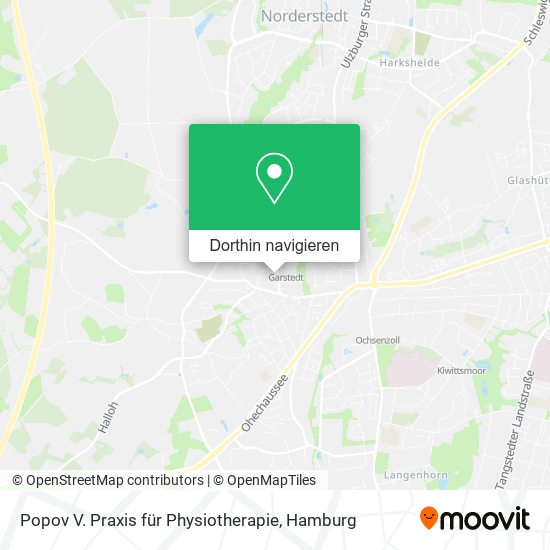 Popov V. Praxis für Physiotherapie Karte