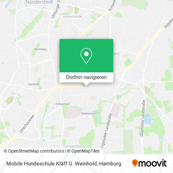 Mobile Hundeschule Kläff G. Weinhold Karte