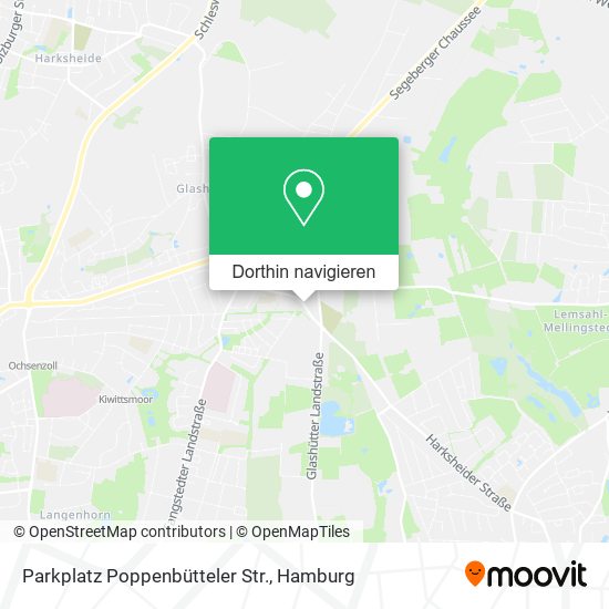Parkplatz Poppenbütteler Str. Karte
