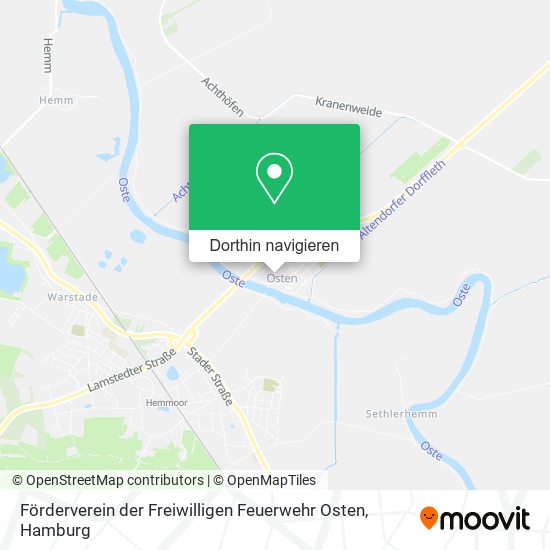 Förderverein der Freiwilligen Feuerwehr Osten Karte