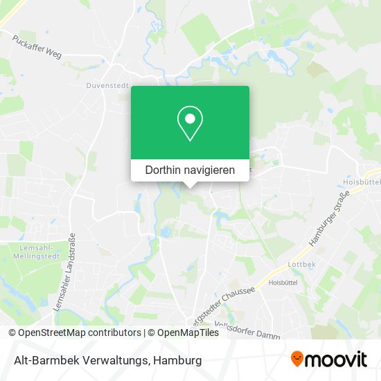 Alt-Barmbek Verwaltungs Karte
