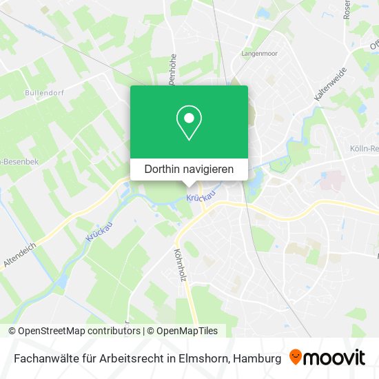 Fachanwälte für Arbeitsrecht in Elmshorn Karte