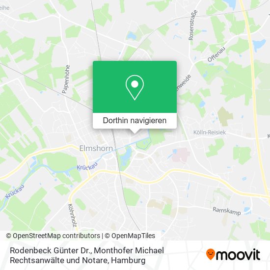 Rodenbeck Günter Dr., Monthofer Michael Rechtsanwälte und Notare Karte