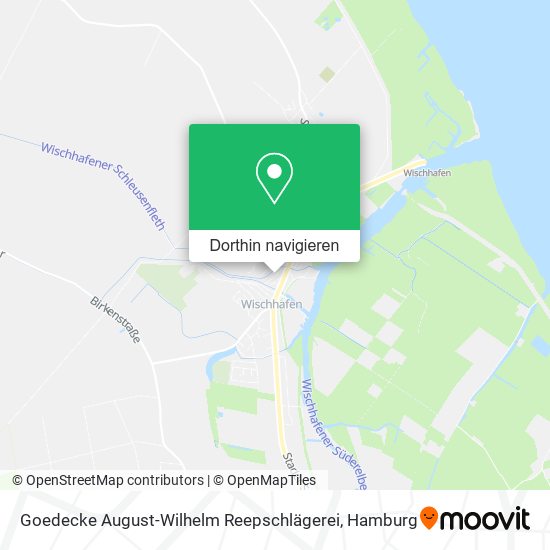 Goedecke August-Wilhelm Reepschlägerei Karte