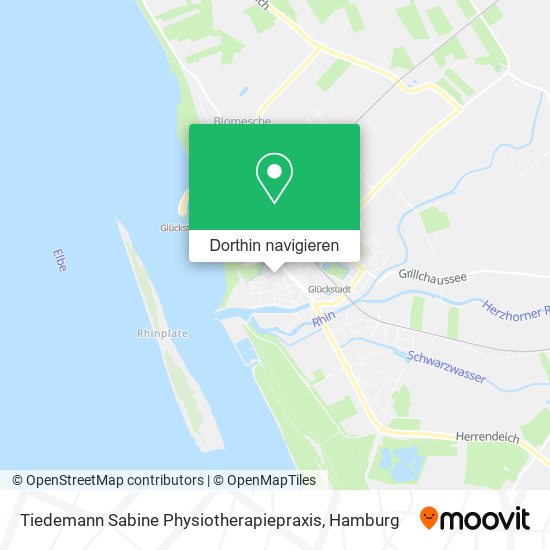 Tiedemann Sabine Physiotherapiepraxis Karte