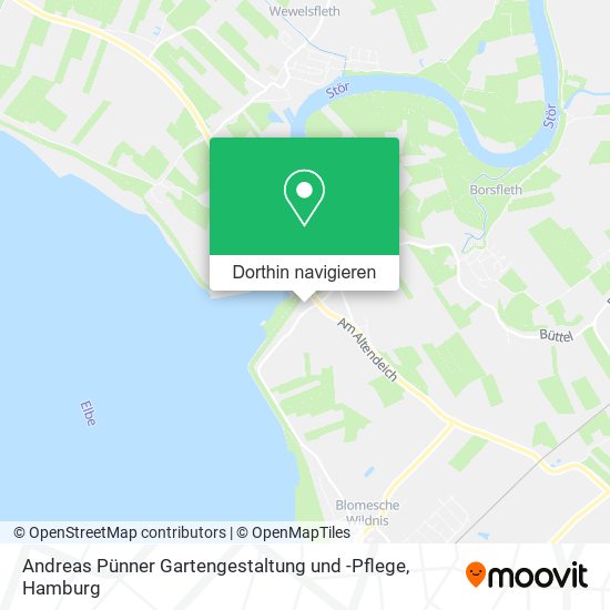 Andreas Pünner Gartengestaltung und -Pflege Karte