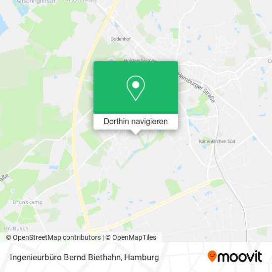Ingenieurbüro Bernd Biethahn Karte