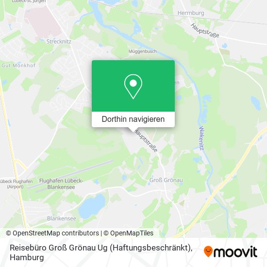 Reisebüro Groß Grönau Ug (Haftungsbeschränkt) Karte