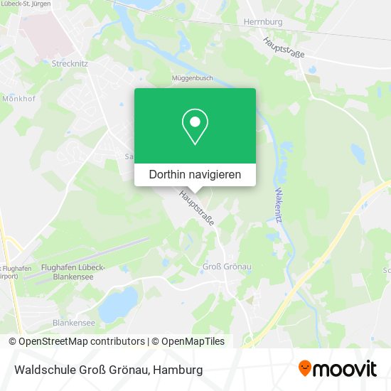 Waldschule Groß Grönau Karte