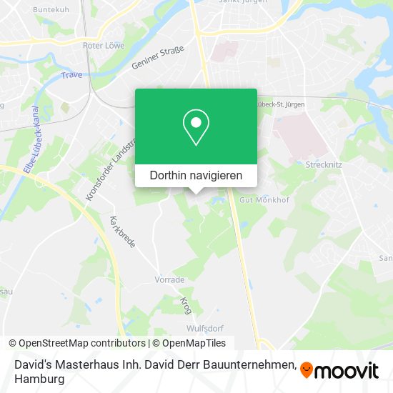 David's Masterhaus Inh. David Derr Bauunternehmen Karte