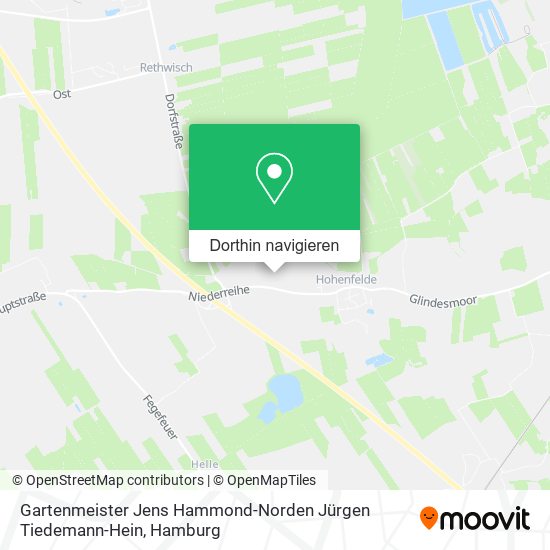 Gartenmeister Jens Hammond-Norden Jürgen Tiedemann-Hein Karte