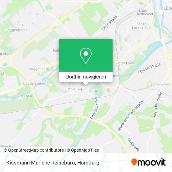 Kissmann Marlene Reisebüro Karte