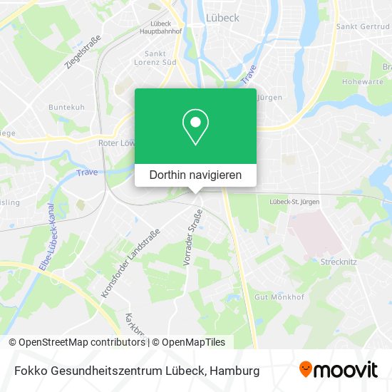 Fokko Gesundheitszentrum Lübeck Karte