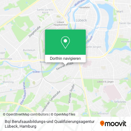 Bql Berufsausbildungs-und Qualifizierungsagentur Lübeck Karte