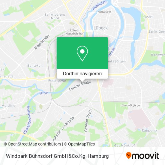 Windpark Bühnsdorf GmbH&Co.Kg Karte