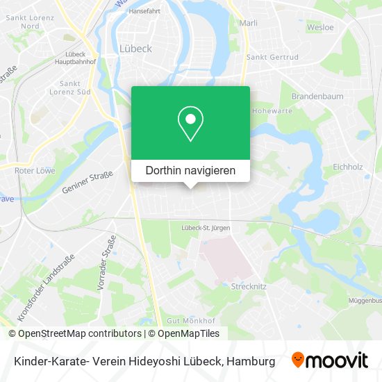 Kinder-Karate- Verein Hideyoshi Lübeck Karte