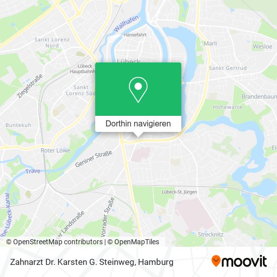 Zahnarzt Dr. Karsten G. Steinweg Karte