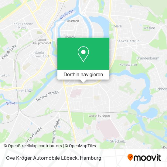 Ove Kröger Automobile Lübeck Karte