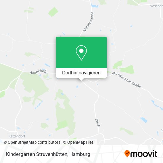 Kindergarten Struvenhütten Karte