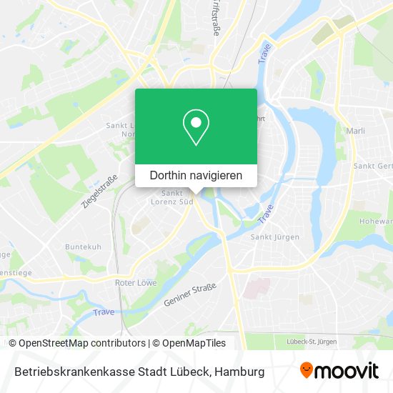 Betriebskrankenkasse Stadt Lübeck Karte