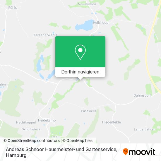 Andreas Schnoor Hausmeister- und Gartenservice Karte